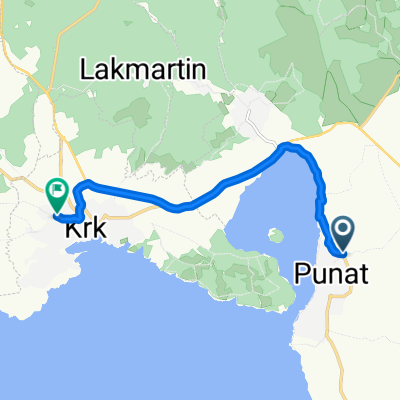 Galija, Punat to Ulica Slavka Nikolića, Krk