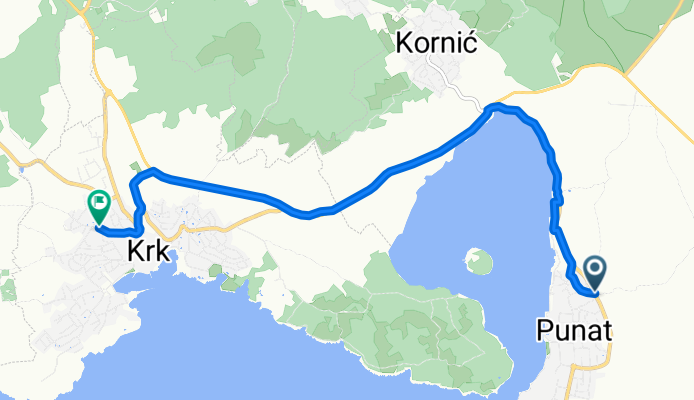 Galija, Punat to Ulica Slavka Nikolića, Krk