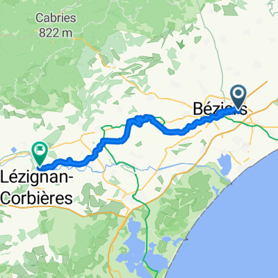 Route Sans Nom nach Avenue du Port