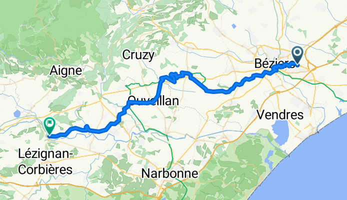 Route Sans Nom nach Avenue du Port