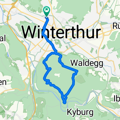 Rosentalstrasse, Winterthur nach Bachtelstrasse, Winterthur