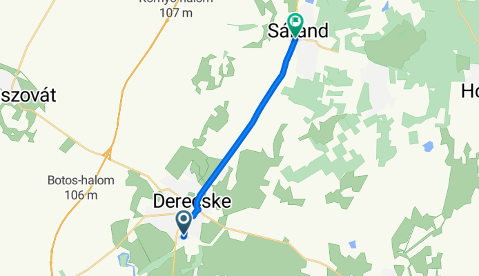 Délibáb utca - Debreceni utca