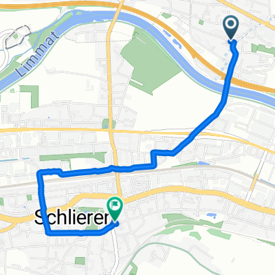 Rauchackerstrasse, Oberengstringen nach Uitikonerstrasse, Schlieren