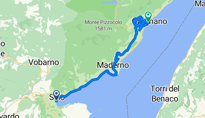 Part 1 Alternative Variant: Salò - Gargnano