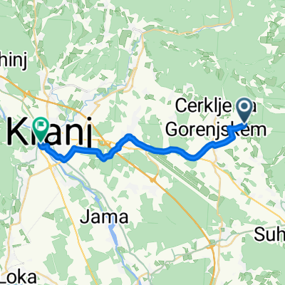 Cerklje na Gorenjskem - Kranj