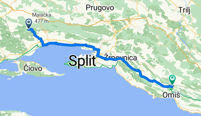 Trogir - Omiš