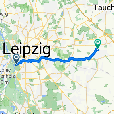 Max-Reger-Allee, Leipzig nach Topasstraße, Leipzig