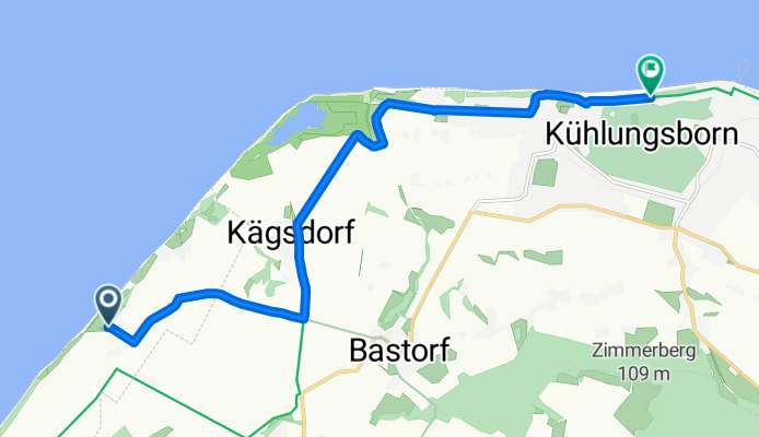 Rerik, Rerik nach Ostseeallee, Kühlungsborn