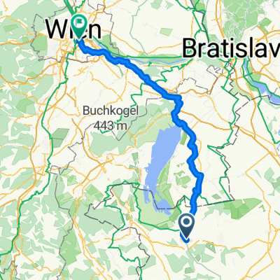 Szt István utca, Fertőszentmiklós - Grasbergergasse, Bécs