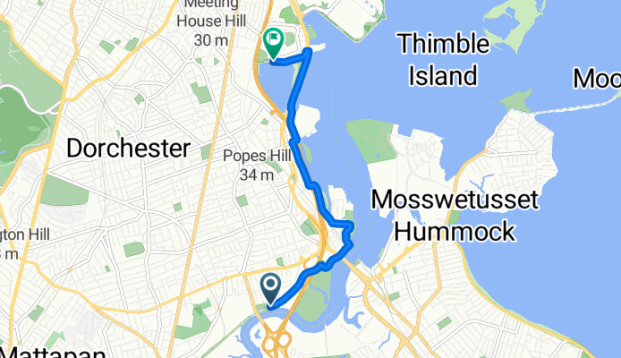 Neponset River Trail, Boston to Denny St, Boston
