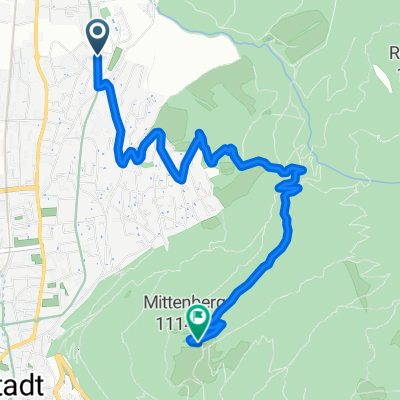 Cadonaustrasse nach Campodelsweg