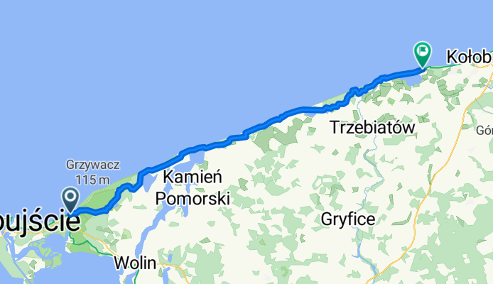 1. Międzyzdroje - Dzwirzyno