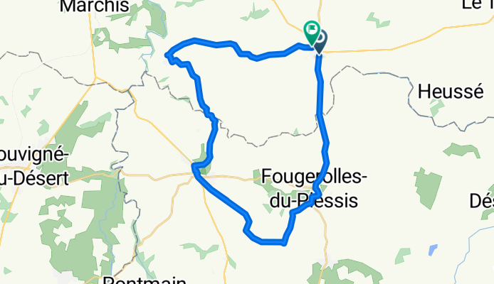 Route in Buais-les-Monts