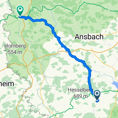Unterschwaningen - Rothenburg ob der Tauber