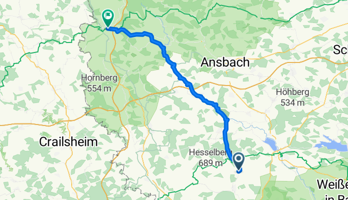 Unterschwaningen - Rothenburg ob der Tauber