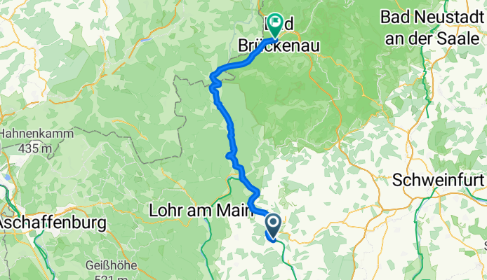 Karlstadt am Main - Bad Brückenau