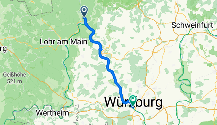 Rieneck - Würzburg