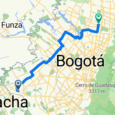 De Calle Sur 78C-94 a Calle # 45-21