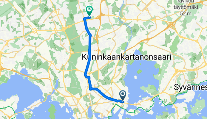 Työpajankatu, Helsinki to Elontie, Helsinki