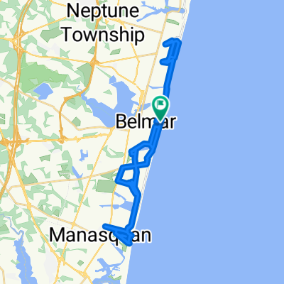 Ocean Ave, Belmar to Seventh Ave, Belmar