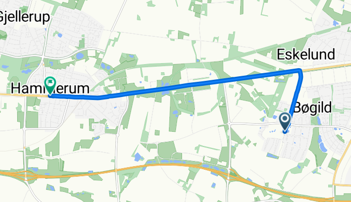 Vesterhåb, Ikast to Hammerum Hovedgade, Herning