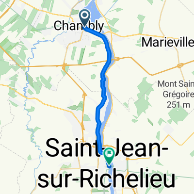 Av Bourgogne, Chambly à Rue Richelieu, St-Jean-sur-Richelieu