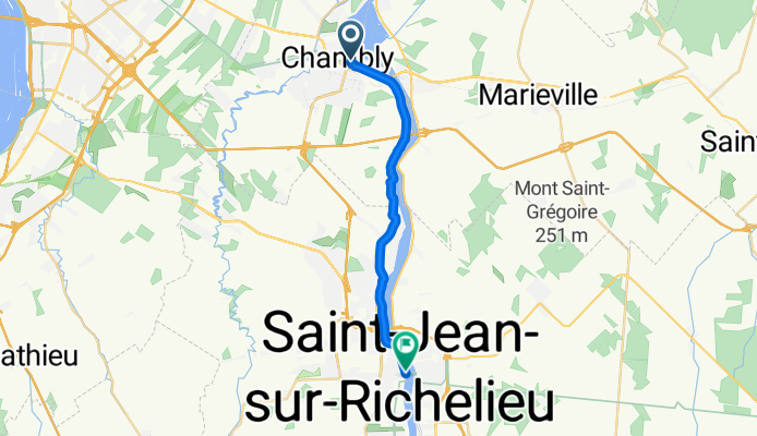 Av Bourgogne, Chambly à Rue Richelieu, St-Jean-sur-Richelieu