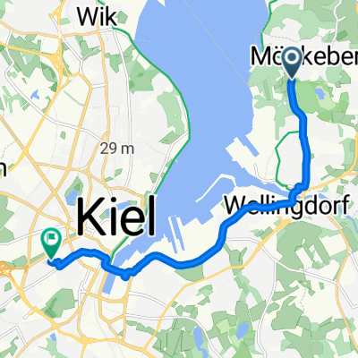 Am Eksol, Mönkeberg nach Lüdemannstraße, Kiel