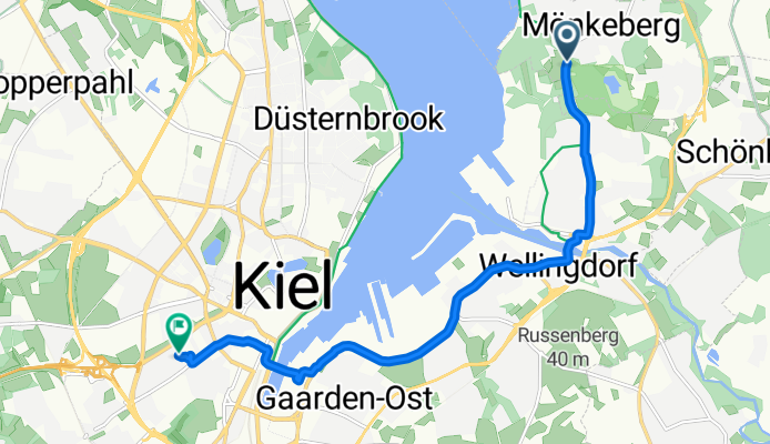 Am Eksol, Mönkeberg nach Lüdemannstraße, Kiel