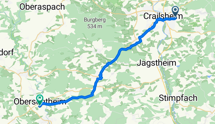 Crailsheim - Obersontheim