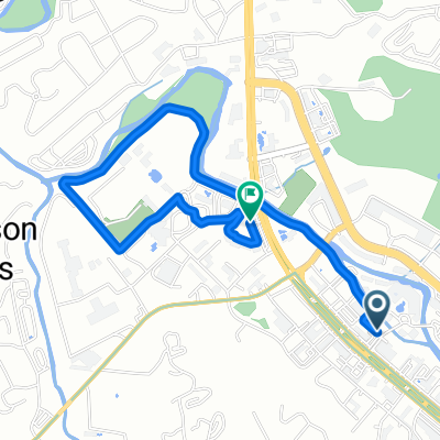 The Island Dr, Pigeon Forge to Community Center Dr, Pigeon Forge