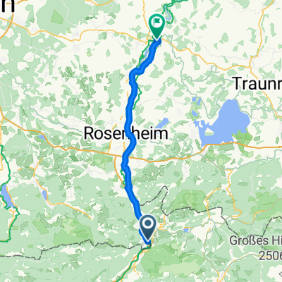 Kaiserreichstraße, Kiefersfelden nach Im Hag, Wasserburg am Inn