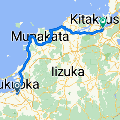 博多驛前2, 福岡市 to 京町2, 北九州市