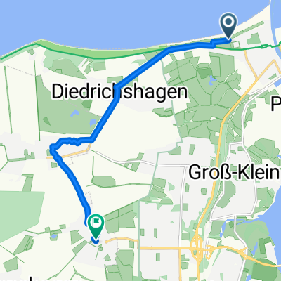 Seepromenade, Rostock nach Teichweg, Elmenhorst/Lichtenhagen