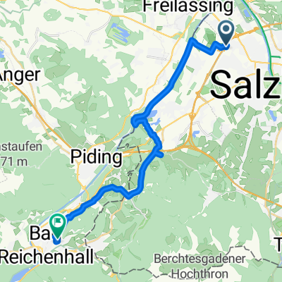 Europastraße, Salzburg nach Baderstraße, Bad Reichenhall