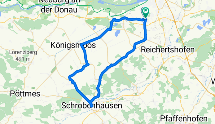 Zuchering-Schrobenhausen/Rundtour