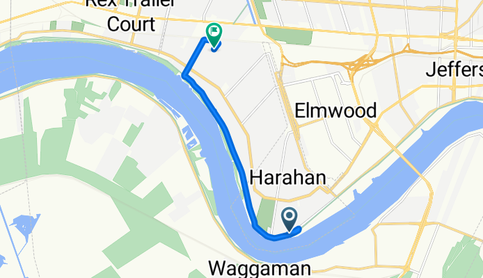 Stoneleigh Dr, Harahan to Dilton St, New Orleans