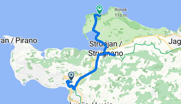 Letoviška pot do Strunjan