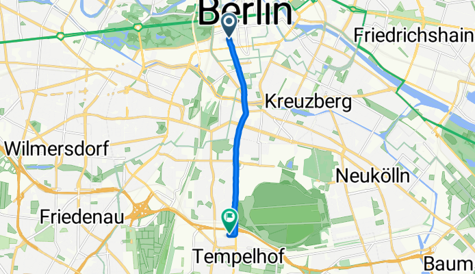 Wilhelmstraße, Berlin nach Ringbahnstraße, Berlin