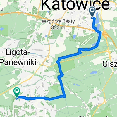 I Paderewskiego, Katowice do Orla, Katowice