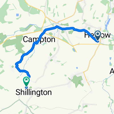 Welchs Close, Henlow to Greenfields, Hitchin