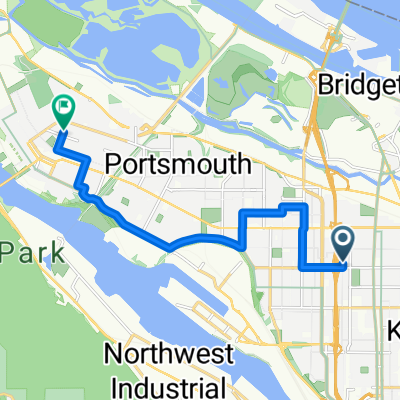 N Dekum St, Portland to N Charleston Ave, Portland