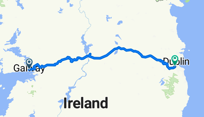 Route to Hannaville Park from Galway