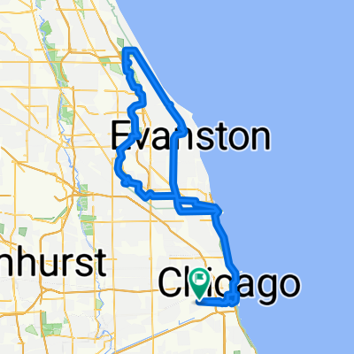 70 mile around Skokie lagoons