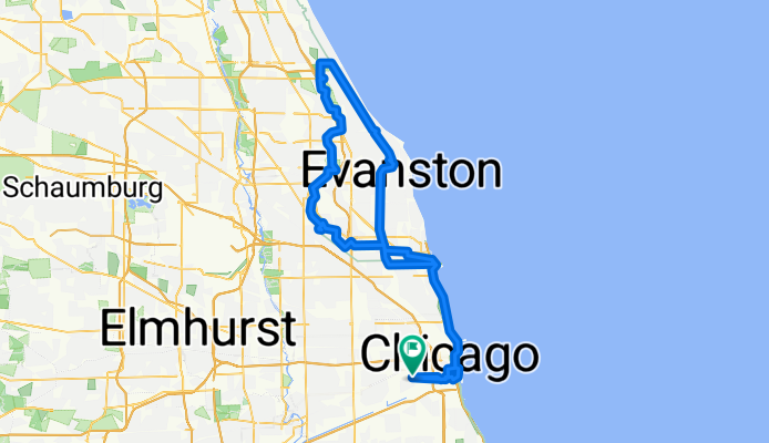 70 mile around Skokie lagoons