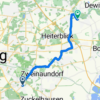 Kommandant-Prendel-Allee nach Kriekauer Straße