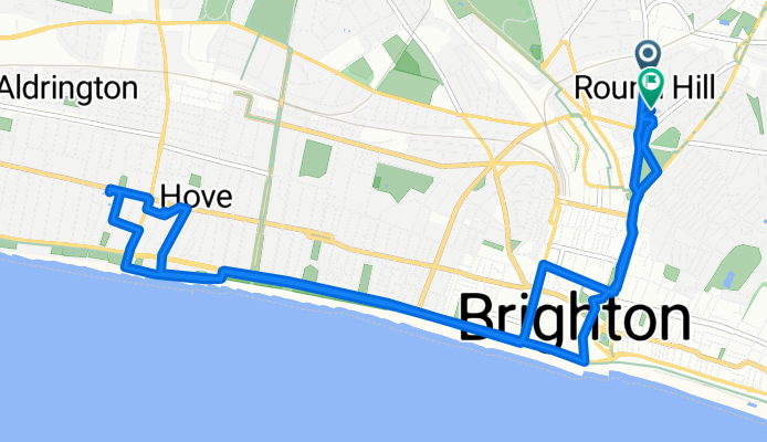 Princes Crescent, Brighton to The Limes, Brighton