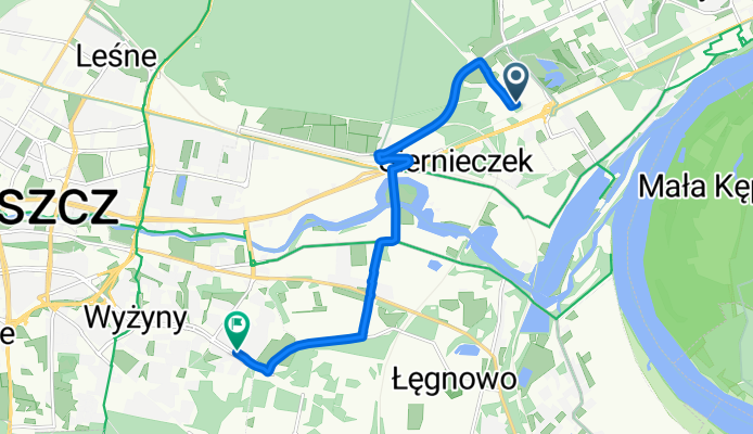 Jasiniecka, Bydgoszcz do Kapuściska, Bydgoszcz