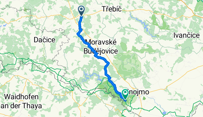 Želetava - Šatov