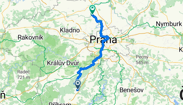 Dobříš - Kralupy nad Vltavou